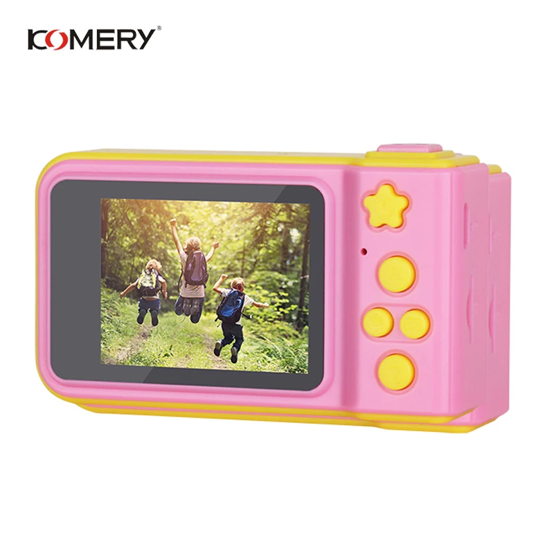 

KOMERY Childrens Digital Camera 2 Inch Screen Display Cartoon Cute Camera Birthday Gift 1080P Toddler Toys Video Camera For Ki