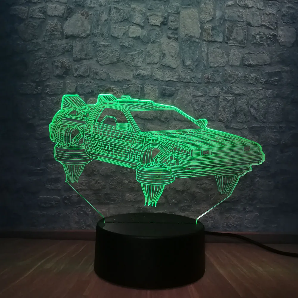 Новинка автомобиля 3D USB светодиодный ночной Светильник Атмосфера RGB светильник ing