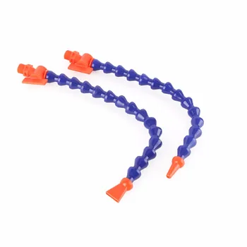 

1Pcs Round Flat Flexible Plastic Water Oil Coolant Pipe Hose For Lathe CNC With Switch 1/4'' 3/8" 1/2"