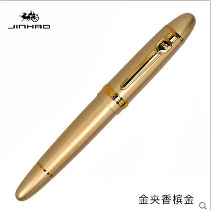 Jinhao 159 шариковая ручка оранжевого цвета большая ручка с ручкой мешочек - Цвет: Y