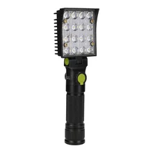 USB Перезаряжаемый 16 Светодиодный светильник фонарь Рабочая лампа 4 режима вспышка светильник с магнитным крюком для работы Кемпинг Спорт на открытом воздухе