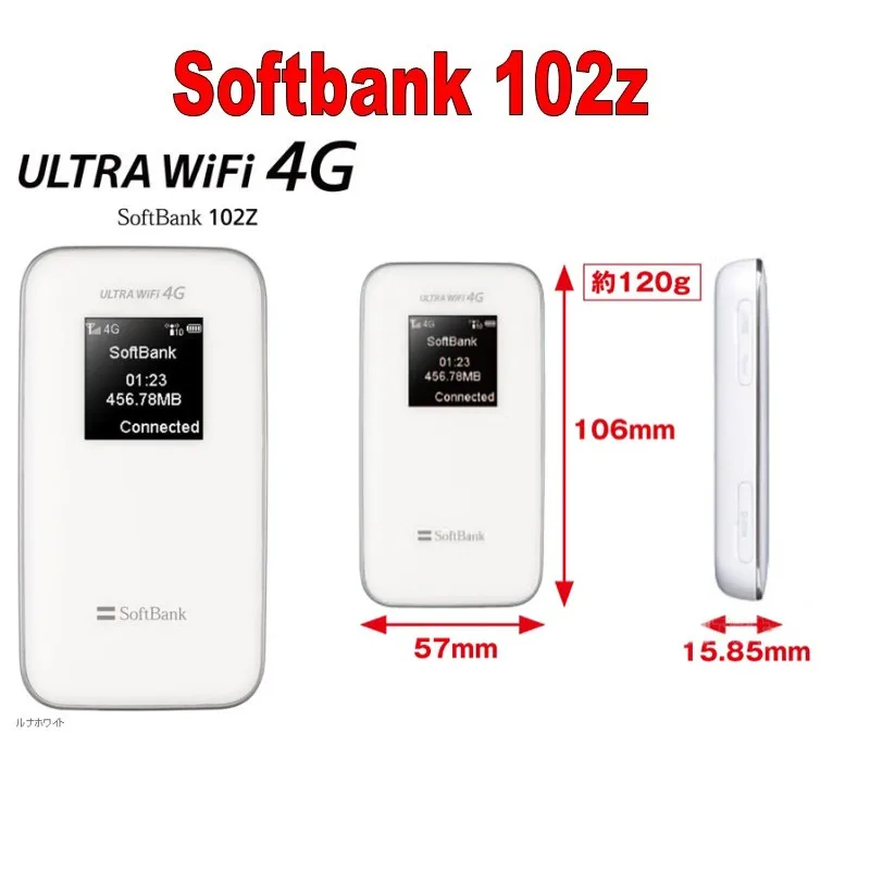 Лот из 10 шт. разблокирована zte Wi-Fi 4 г маршрутизатор SoftBank 102z LTE Wi-Fi Hotspot 3g WCDMA