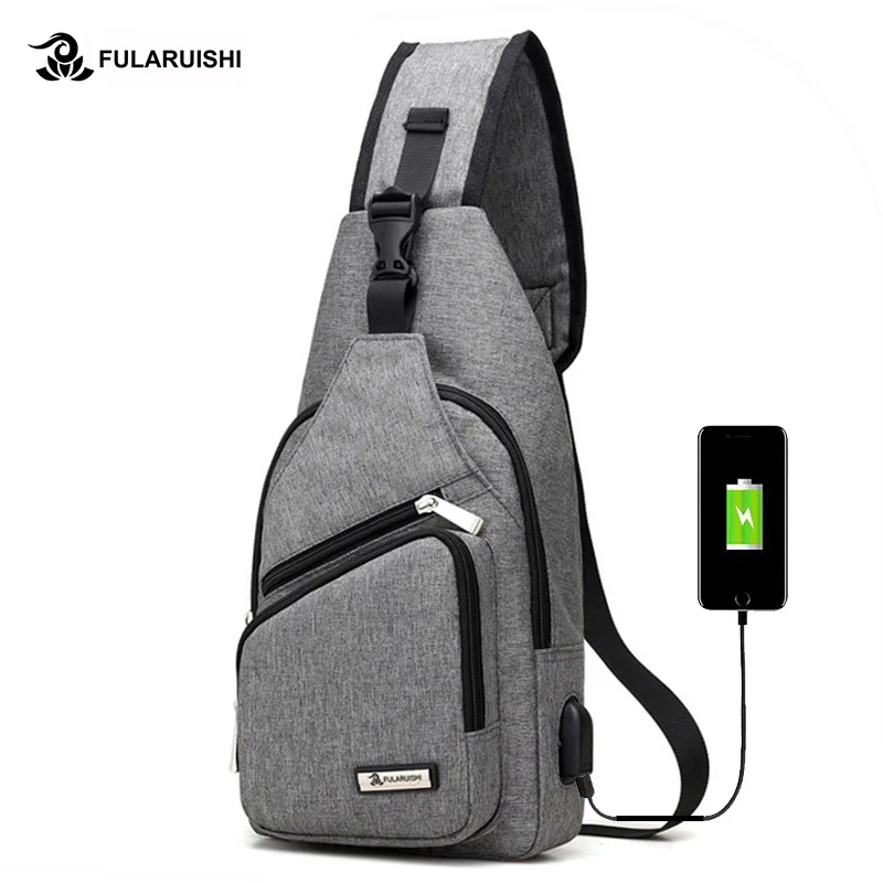 

HOT 2019 New Arrival Fashion Dtyle Oxford Leather Men Chest Pack Small Bag CrossBody Shoulder Bag Leisure Travel Mini Bag HOT