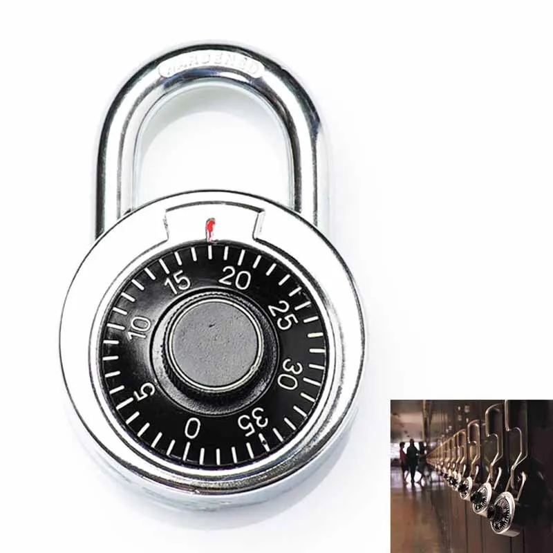 

Pratical Digital Combination Dial Security Luggage Bag Code Padlock Lock Tool