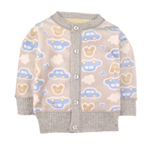 Весенние свитера для маленьких девочек; бархатный свитер-кардиган для маленьких мальчиков; детская теплая верхняя одежда с объемным рисунком; пуловер для малышей; зимняя одежда