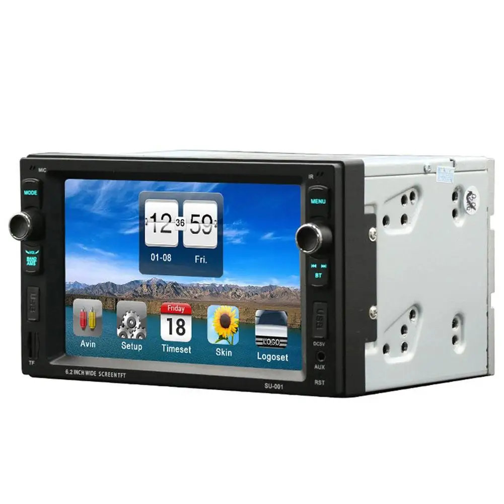 

HD 6.2 Inch Car MP4 Player With LED Screen Support Card-Reading Function & Bluetooth Hands-free Call & Car Backing First