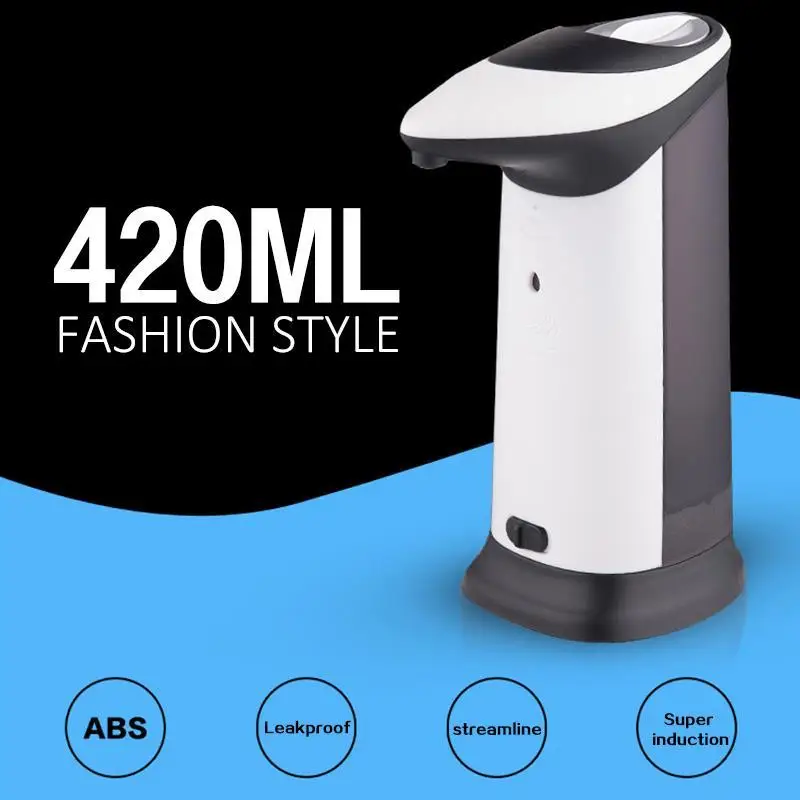 

Electroplated Automatic Liquid Soap Dispenser Smart Sensor Touchless Sanitizer Dispensador For Kitchen Bathroom 420ml