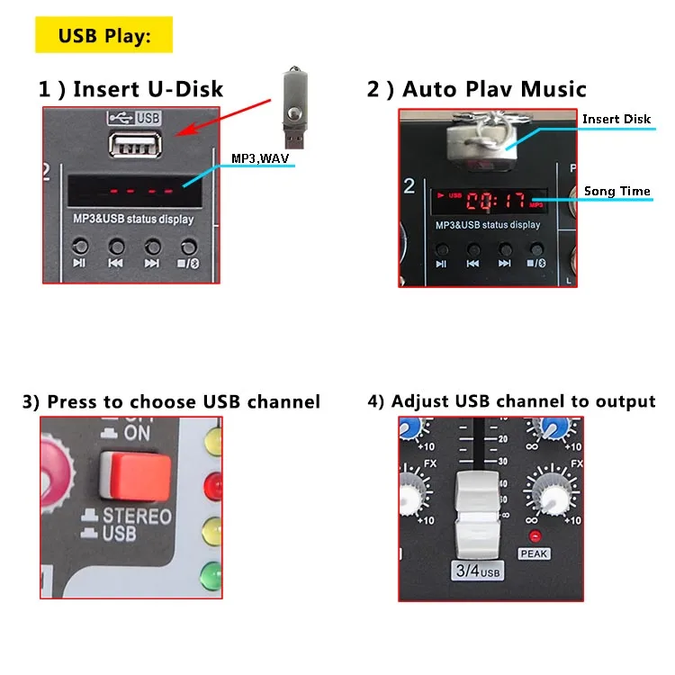 AM-F4  14   Audio Mixer