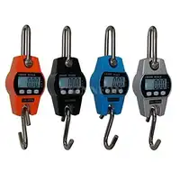 DHL 10 PCS 300 kg/600lb Mini เครนอุตสาหกรรมดิจิตอล Crane Scale ตะขอ (สี: multicolor)