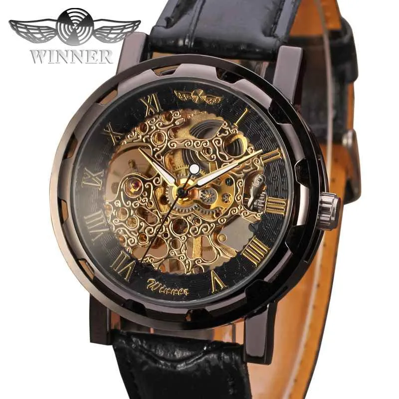 

New WINNER Mens Watches Military Army Sport Clock Male Top Brand Luxury Skeleton Hand Wind Mechanical Fashion Men Watch Hot 0132
