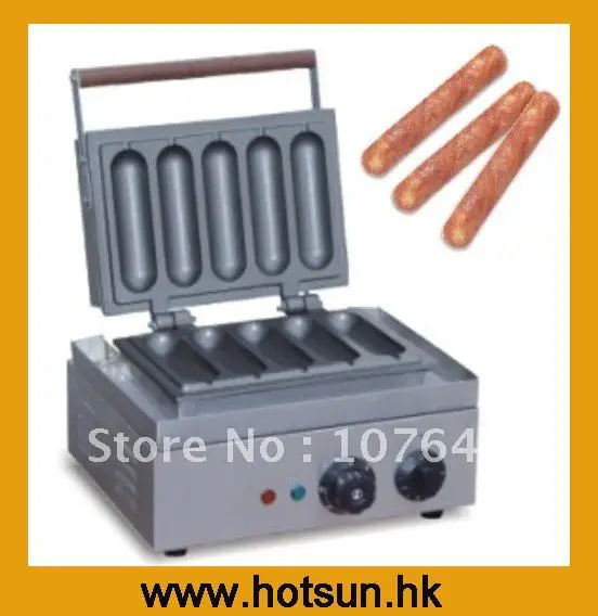 110V 220v Commercial Use Electric Hot Dog Muffin Waffle Maker Machine