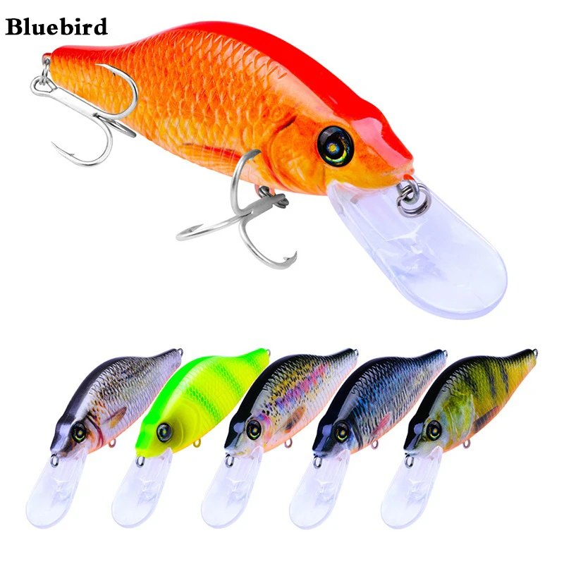 Bluebird 1 шт. Блесен коленчатая Опора 11 2 см/22 г искусственного Пластик рыболовные