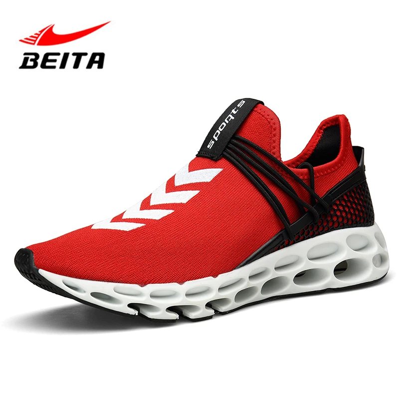 

Beita New Men Running Shoes Walking Breathable sport lace up Trainers sneakers Spring Shoes Zapatillas Hombre Presto big size 45