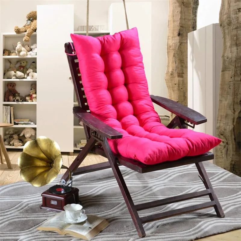 

40*120cm Long Winter cotton Back Seat cushion deckchair warm Pad Buttocks Chair mat comfortable sleep Sofa Chair Pillow cushion