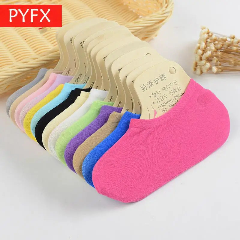 

Candy Magic Socks Wholesale Lady Invisible Velvet Skid-proof Boat Socks Silicone Silk Stockings Summer Lady