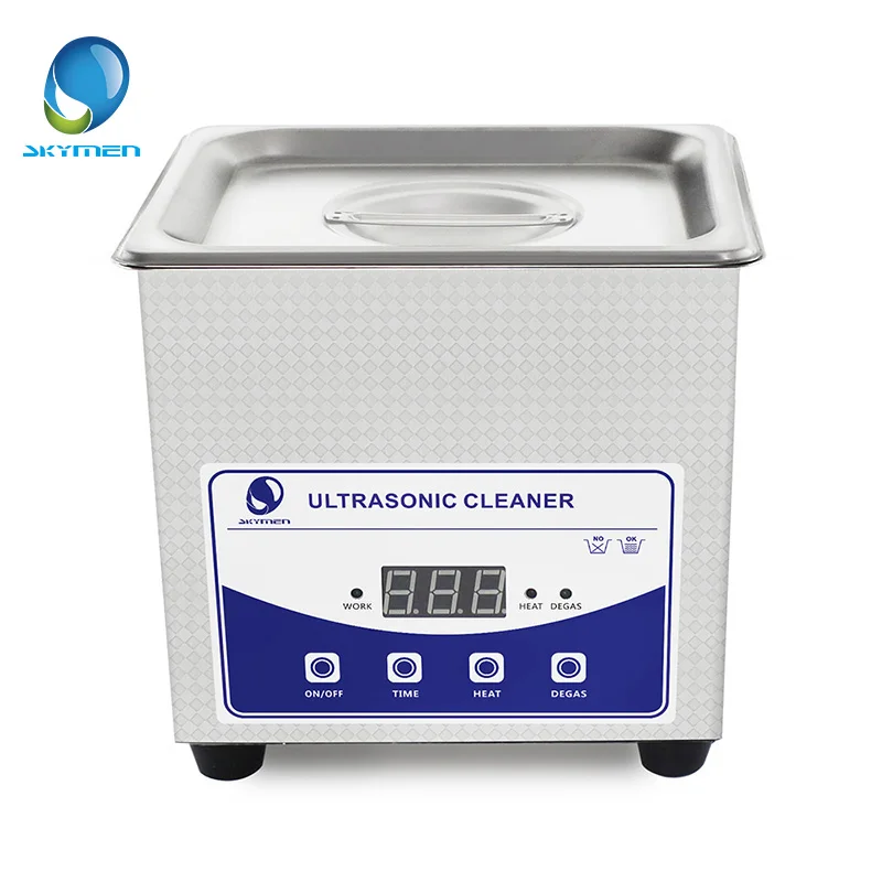 

Skymen Digital Ultrasonic Cleaner Bath 1.3L 60W 40kHz Degas cleaner with heater Transducer Power