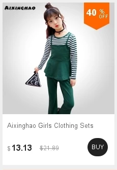 Aixinghao/комплекты одежды для девочек; Весенняя детская трикотажная одежда для девочек; одежда в клетку для подростков; одежда для детей 6, 8, 10, 12, 14 лет