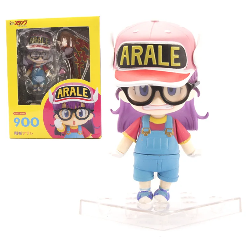 

Anime Q Version 10cm Dr Slump Arale Action Figure Decor Nendoroid 900 Arale with Fire Gun Model Toy for Children