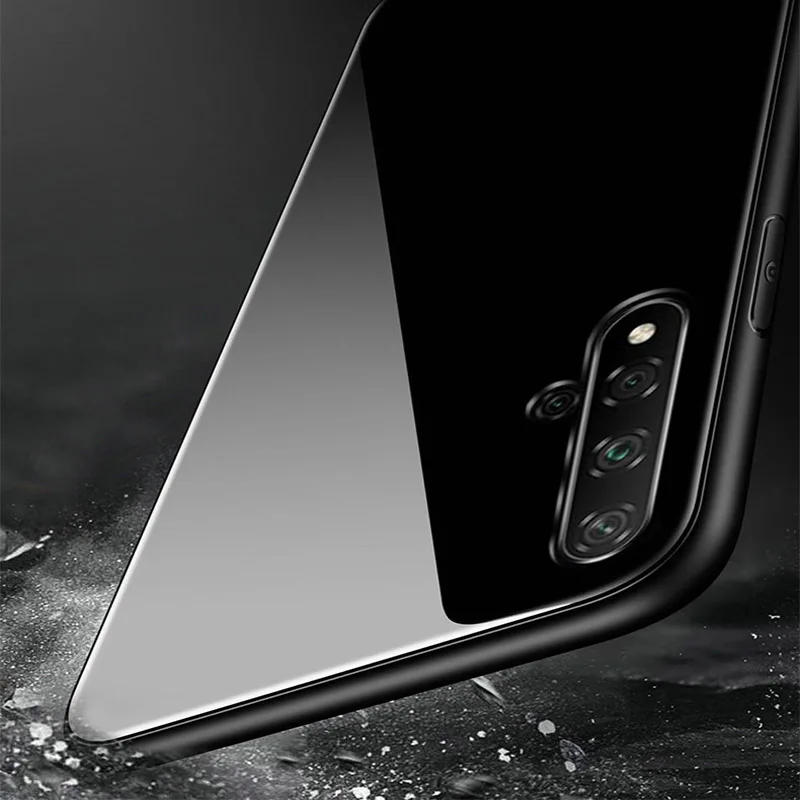 YueTuo Роскошный Жесткий стеклянный зеркальный чехол для huawei honor 20 pro lite 20i V20 view honor20