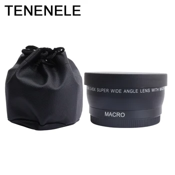 

Camera Lens 0.45X 37 43 46 49 52 MM Wide Angle Lens Macro Optics Lenses with Cap For Canon EOS For Nikon Sony Camera Accessories