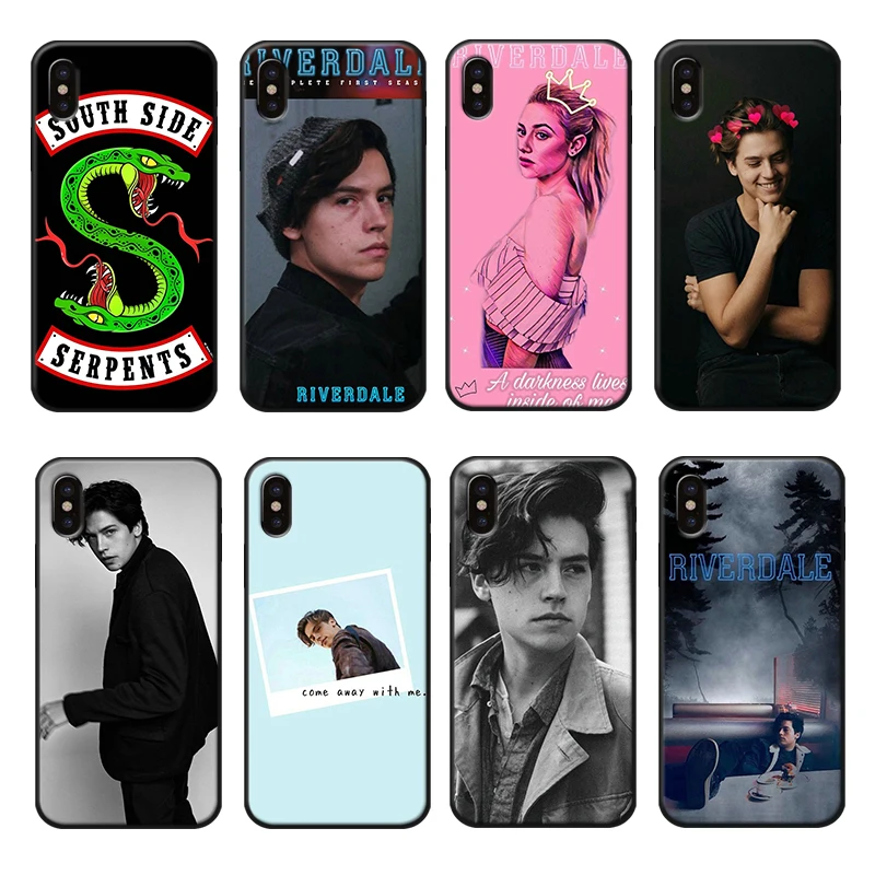 American TV Riverdale Series Phone Case for iphone7 8 Plus Soft Silicone Cover iPhone8 6 6s X XR XS Max TPU |