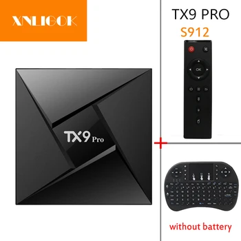 

Original TX9 Pro TV Box Android 7.1 OS 3G/32G Amlogic S912 Octa Core Dual Band WiFi 4K 3D 1080P H.265 Set Top Box