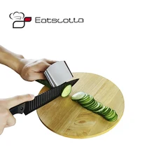 Кухня must have! Нержавеющая сталь пальцев протектор гвардии Безопасный ломтик Кухня Интимные аксессуары Пособия по кулинарии Инструменты