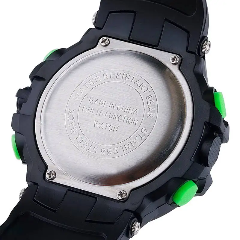Новые детские электронные часы Популярные многофункциональные водонепроницаемые спортивные часы на открытом воздухе светодиодный дисплей часы подарки Relojes Hombre 661D5