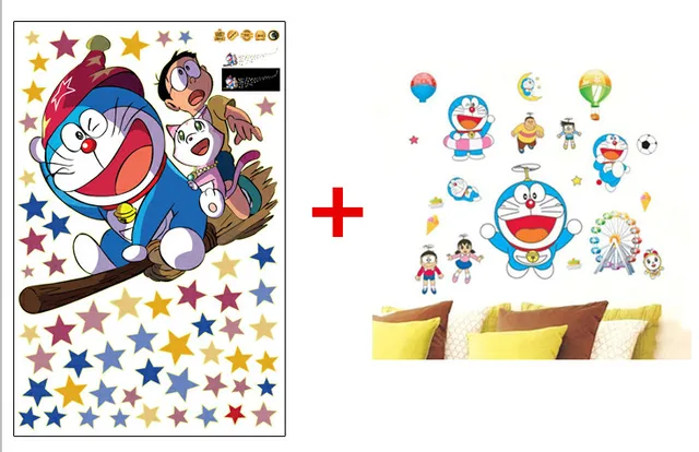Cartoon Luminous Doraemon Wall Sticker Home Decoration Wall Decals For Kids Rooms Kindergarten Vinyl Diy Wallpaper Wall Decals Decorative Wall Decal Wall Decalsdoraemon Wall Sticker Aliexpress