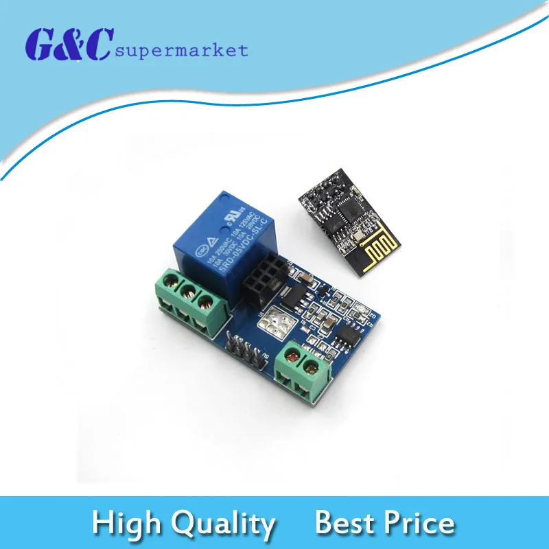 

ESP8266 5V WiFi Relay Module Things Smart Home Remote Control Switch Phone APP ESP-01