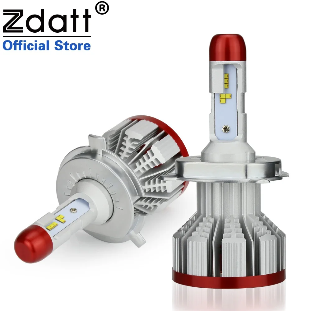 Zdatt ZES Car Headlight H4 H7 Led Bulb H1 H3 H8 H9 H11 HB3 HB4 9005 9006 100W 12000Lm 12V Auto Led Light White Automobiles Zdatt ZES Car Headlight H4 H7 Led Bulb H1 H3 H8 H9 H11 HB3 HB4 9005 9006 100W 12000Lm 12V Auto Led Light White Automobiles