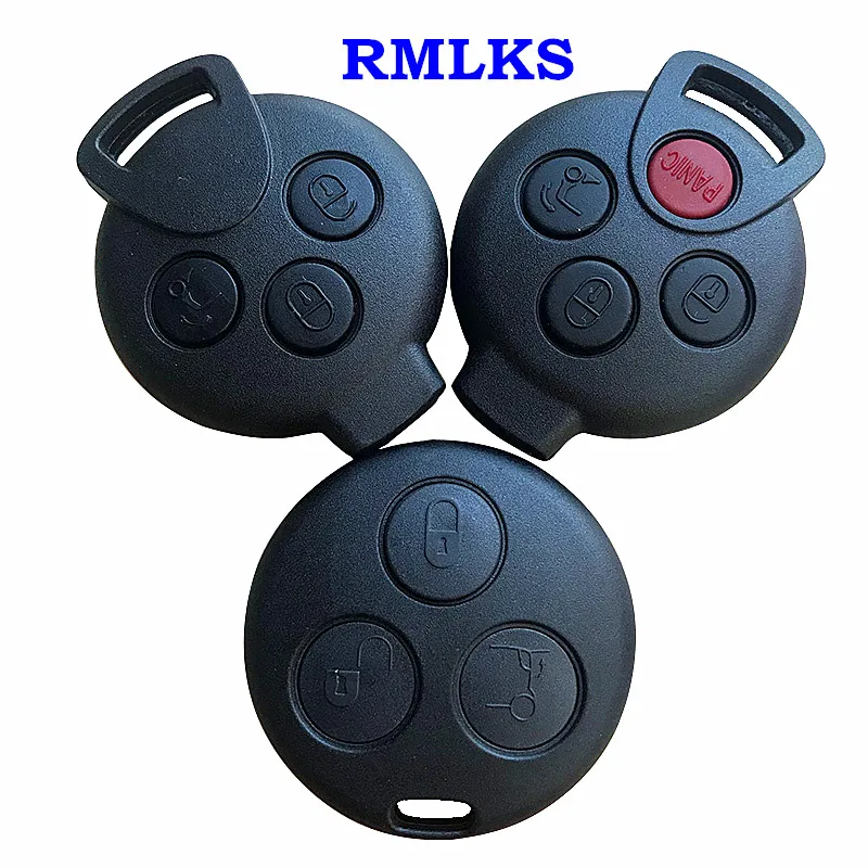 

Replacement Car key For Mercedes Benz SMART Fortwo 450 Forfour Roadster Case 3 Button Blank Blade Remote Key Shell Fob