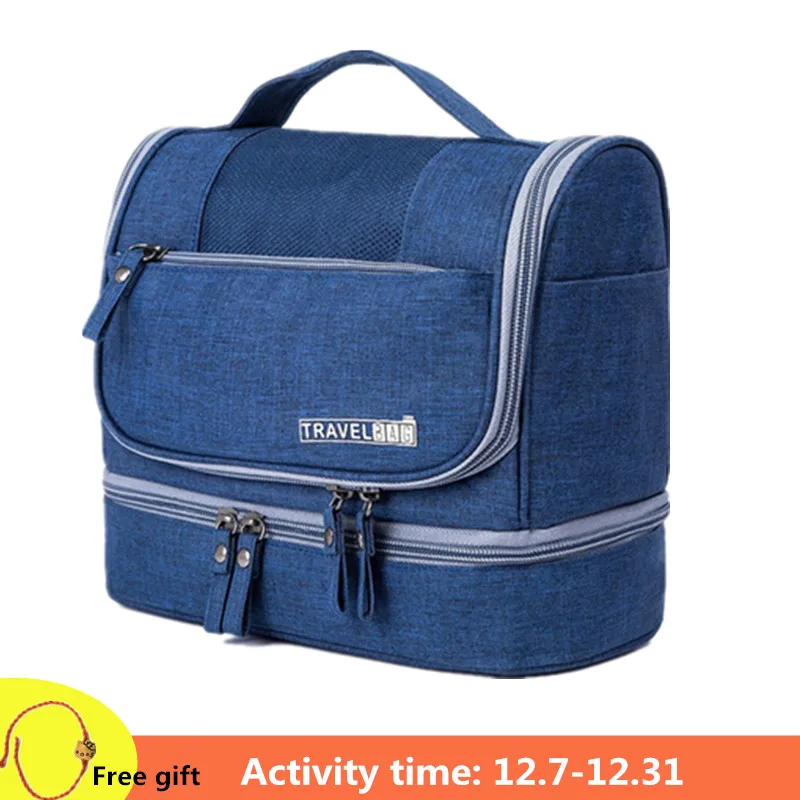 النساء الرجال حقيبة مستحضرات للتعليق السفر Necessarie المكياج أدوات الزينة تخزين ماكياج الغرور حالات المنظم الجمال هوك غسل الحقيبة