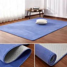 Высокое качество короткошерстных Коралловое бархатное покрывало Спальня Коврик Гостиная журнальный столик покрывало, плед