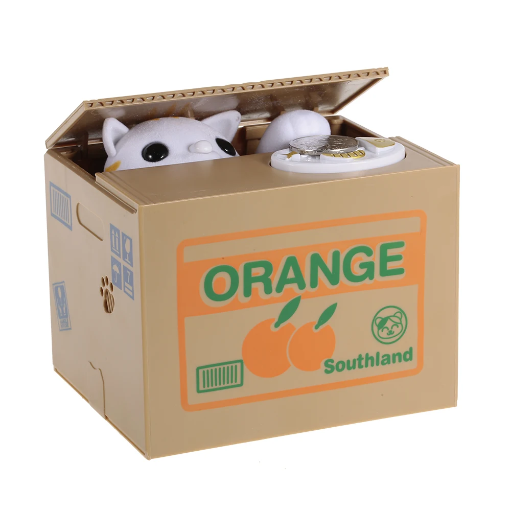 Buy 2017 Super Cute Cat Stealing Piggy coin Cat Eat