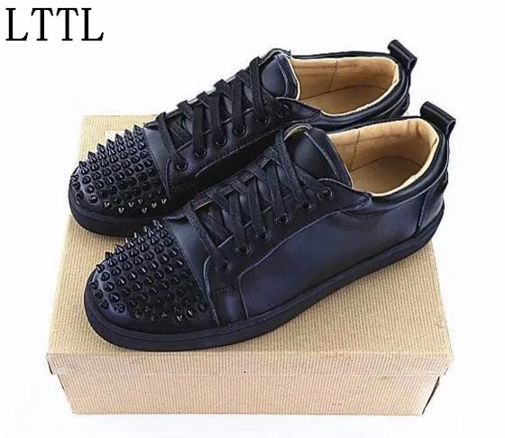 2017 Luxe Spikes Stijl Mannen Schoenen Klinknagels Casual LTTL PU Lederen  Platform Heren Lage Tops kant up Hoge Kwaliteit motorfiets Schoenen|shoes  quality|shoes styleshoes rivet - AliExpress