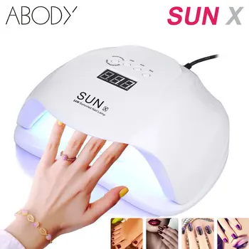 

Abody SUN X UV Lamp Gel Nail Lamp LED Ice Lamps Nail Dryer Manicure Tool Dry Machine for all Curing Gel Polish Art SUNX