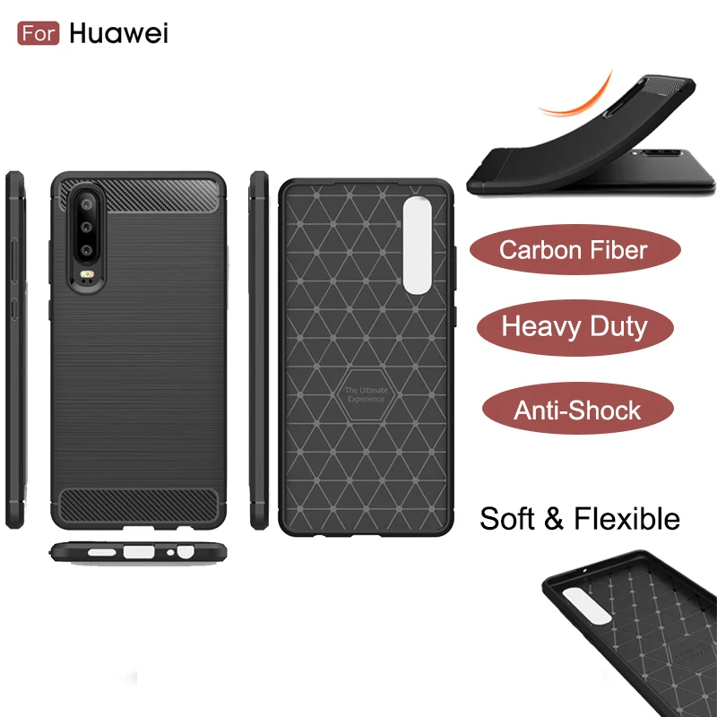 Для Huawei Honor V8 8 Mate P9 Plus чехол из углеродного волокна Текстура для HuaweiP8 Lite Мягкий