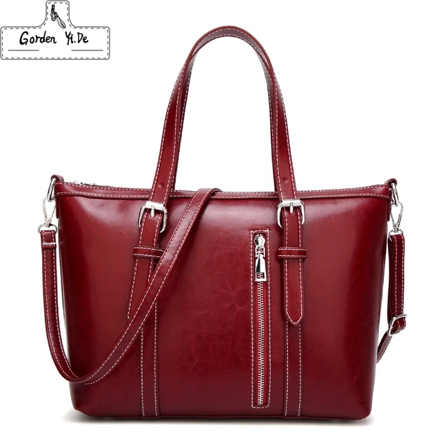 Women Bag Luxury Handbags Outlet Tote Shoulder Soft Leather High Capacity Vintage Designer Handbag Famous Brands In Bags From