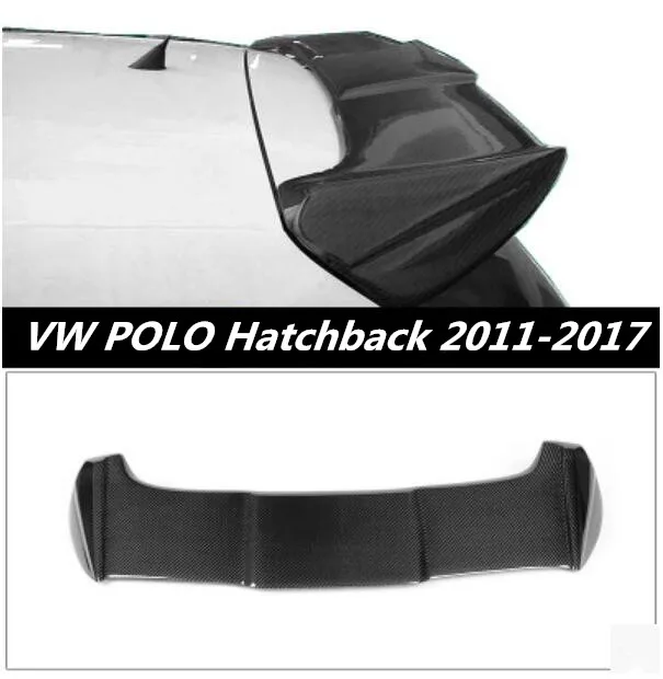 Автомобильный спойлер для заднего крыла из углеродного волокна Volkswagen VW POLO Hatchback