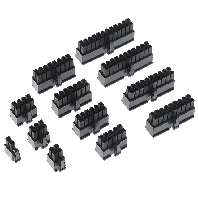 Special Price 10pcs/lot Black Automotive Wiring Harness Connector Male 2 - 24 Pin For PC/computer Graphics Card PCI-E Power 5557-R 5557 4.2 Mm Special Price 10pcs/lot Black Automotive Wiring Harness Connector Male 2 - 24 Pin For PC/computer Graphics Card PCI-E Power 5557-R 5557 4.2 Mm