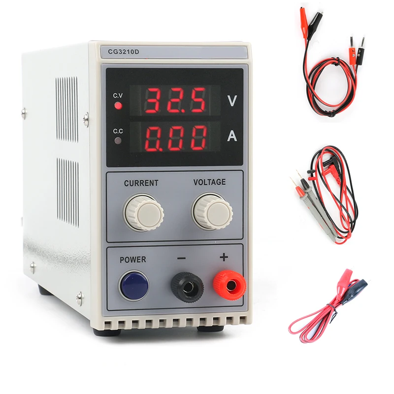 

2018 New Mini Adjustable Digital LED DC Switch power supply Laboratory Switching Power Supply 30V 32V 5A 10A 60V 120A 220V plug