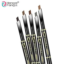 1 шт. долговечный двухсторонний карандаш для бровей с вращением карандаш для бровей+ трафарет для бровей водонепроницаемый Гладкий Карандаш для бровей Макияж инструменты для красоты