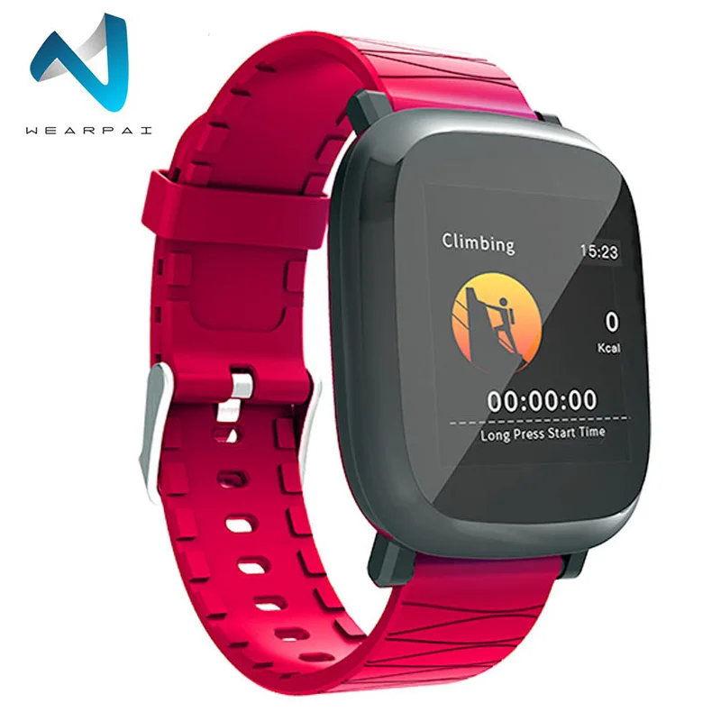 Wearpai Bluetooth Smart часы Для мужчин M30 с Цвет Экран цифровые спортивные Фитнес трекер