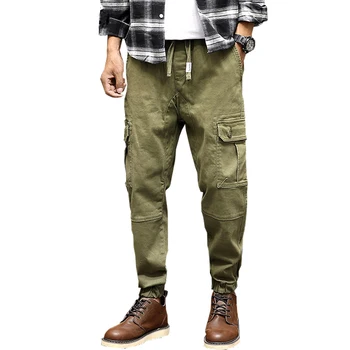 

drop shipping New Arrivals Men Cargo Pants Military Combat Trousers Big Pockets Sweatpants M-3XL XP50