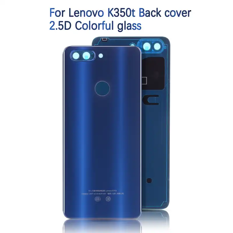 5 7 Original Glass Rear Back Housing For Lenovo K5 K350t Back Cover Battery Door Replacement With Adhesive Tape Mobile Phone Housings Frames Aliexpress