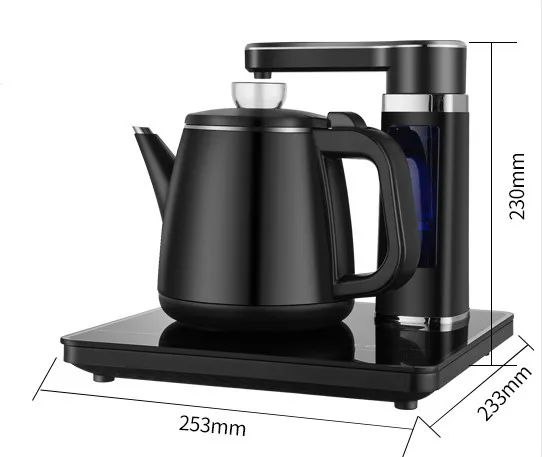 220V 1L 1350 Вт пульт дистанционного управления интеллигентая(ый) Электрический чайник автоматический Электрический Чай Плита 304 из нержавеющей стали; большие размеры 40-100 градусов управления
