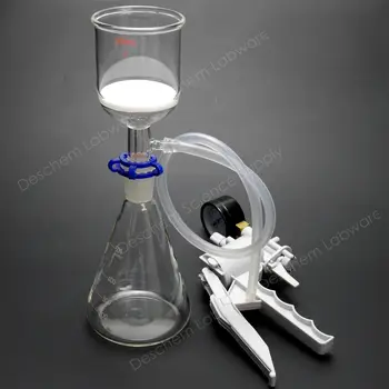 

500ml,24/40,Suction Filtration Device,200ml Buchner Funnel,With Lab Vacuum Pump