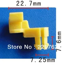 100 шт. замок стержня клип влево(драйвер) сбоку для Toyota 69293-12040 Lexus ES300 2001-97 Toyota Camry, celica, corolla Авто Пластик