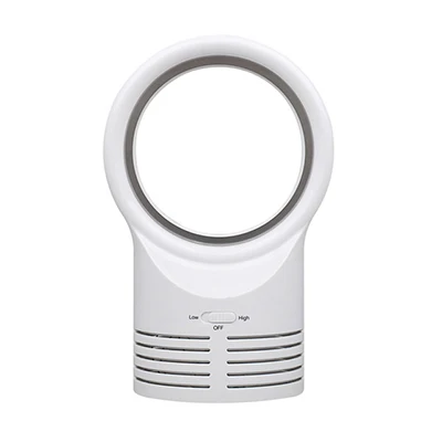 white Мини USB вентилятор без полосок Настольный/настольный вентилятор портативный компьютер ПК вентилятор электрический ноутбук без листьев Удобный вентилятор Abanico для офиса - Цвет: white